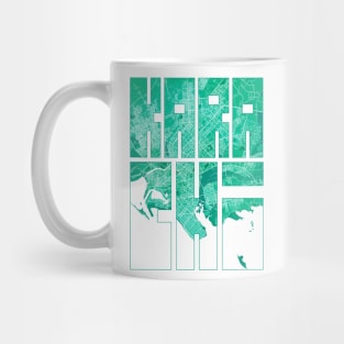 Karachi, Pakistan City Map Typography - Watercolor Mug